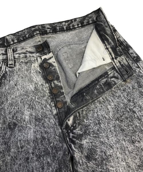 LEVI'S（リーバイス）LEVI'S (リーバイス) ケミカルウォッシュデニムパンツ ブラック サイズ:W34 L30の古着・服飾アイテム