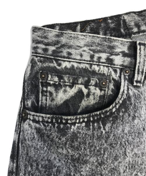 LEVI'S（リーバイス）LEVI'S (リーバイス) ケミカルウォッシュデニムパンツ ブラック サイズ:W34 L30の古着・服飾アイテム