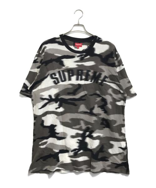 SUPREME（シュプリーム）SUPREME (シュプリーム) Intarsia Camo SS Tee グレー サイズ:XLの古着・服飾アイテム