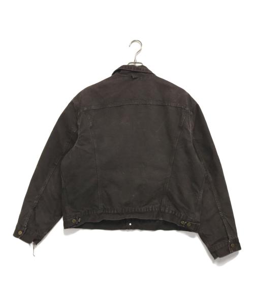 CarHartt（カーハート）CarHartt (カーハート) 裏ブランケットダック地トラッカージャケット ブラック サイズ:表記なしの古着・服飾アイテム