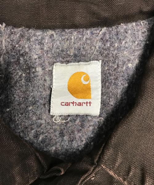 CarHartt（カーハート）CarHartt (カーハート) 裏ブランケットダック地トラッカージャケット ブラック サイズ:表記なしの古着・服飾アイテム