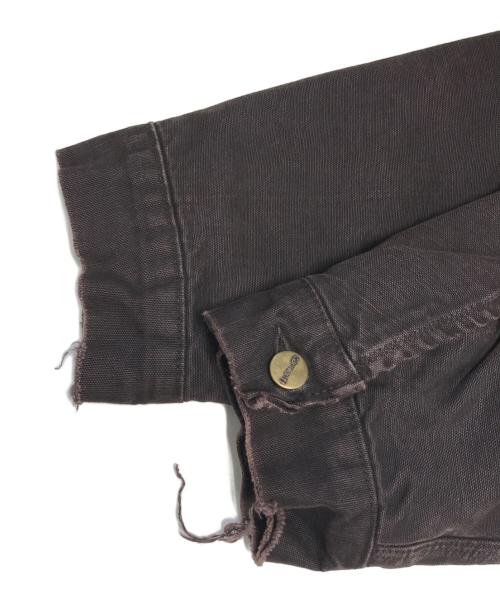 CarHartt（カーハート）CarHartt (カーハート) 裏ブランケットダック地トラッカージャケット ブラック サイズ:表記なしの古着・服飾アイテム