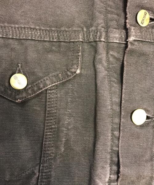 CarHartt（カーハート）CarHartt (カーハート) 裏ブランケットダック地トラッカージャケット ブラック サイズ:表記なしの古着・服飾アイテム