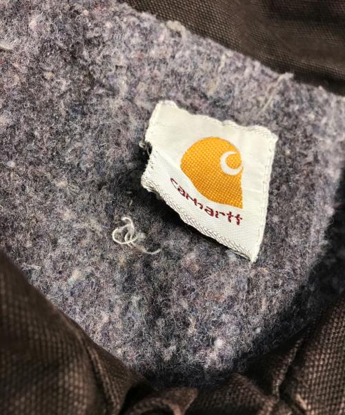 CarHartt（カーハート）CarHartt (カーハート) 裏ブランケットダック地トラッカージャケット ブラック サイズ:表記なしの古着・服飾アイテム