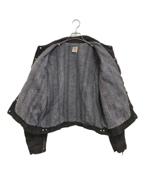 CarHartt（カーハート）CarHartt (カーハート) 裏ブランケットダック地トラッカージャケット ブラック サイズ:表記なしの古着・服飾アイテム