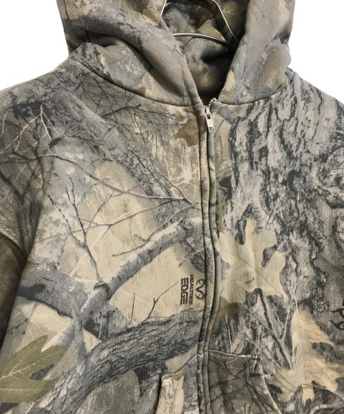 AKIMBO（アキンボ）AKIMBO (アキンボ) リアルツリージップショートパーカー カーキ サイズ:Mの古着・服飾アイテム