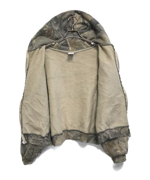 AKIMBO（アキンボ）AKIMBO (アキンボ) リアルツリージップショートパーカー カーキ サイズ:Mの古着・服飾アイテム