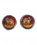 HERMESエルメス）の古着「エマイユ イヤリング」｜レッド