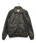 LEVI'Sリーバイス）の古着「フェイクレザージャケット」｜ブラウン