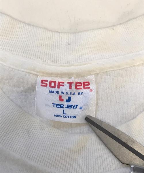 SoF Tee（ソフ ティー）SoF Tee (ソフ ティー) アートTシャツ ホワイト サイズ:Lの古着・服飾アイテム