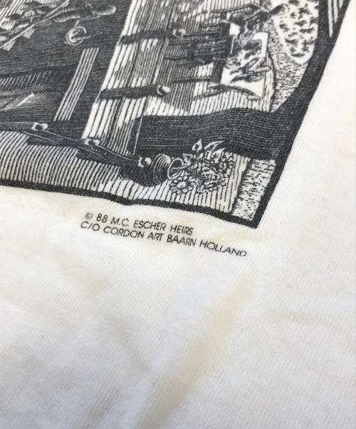 SoF Tee（ソフ ティー）SoF Tee (ソフ ティー) アートTシャツ ホワイト サイズ:Lの古着・服飾アイテム