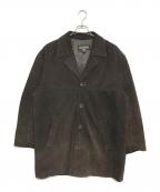 BANANA REPUBLICバナナリパブリック）の古着「スウェードレザージャケット」｜ブラウン