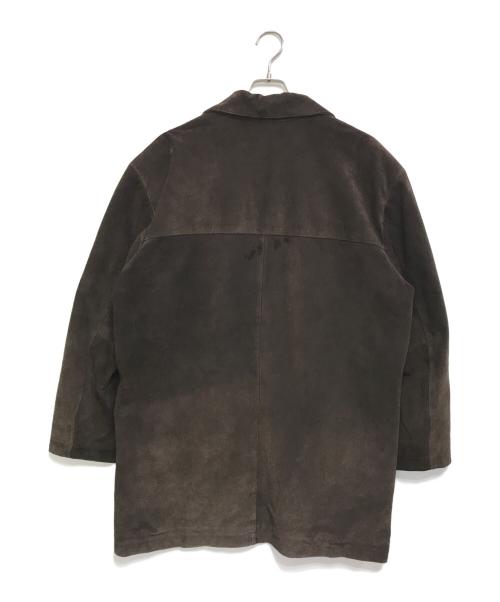 BANANA REPUBLIC（バナナリパブリック）BANANA REPUBLIC (バナナリパブリック) スウェードレザージャケット ブラウン サイズ:Mの古着・服飾アイテム