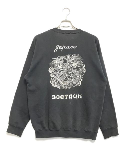 DOG TOWN（ドッグ タウン）DOG TOWN (ドッグ タウン) 両面プリントスウェット ブラック サイズ:表記なしの古着・服飾アイテム