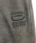 中古・古着 EVISU KURO (エビス クロ) E刺繍 ディストレスド ルーズフィット スウェットパンツ ブラック サイズ:S：18000円