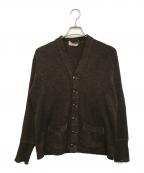 JACK FROSTジャックフロスト）の古着「ニットカーディガン」｜ブラウン