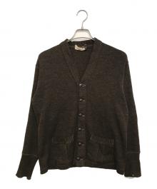 JACK FROST（ジャックフロスト）の古着「ニットカーディガン」｜ブラウン