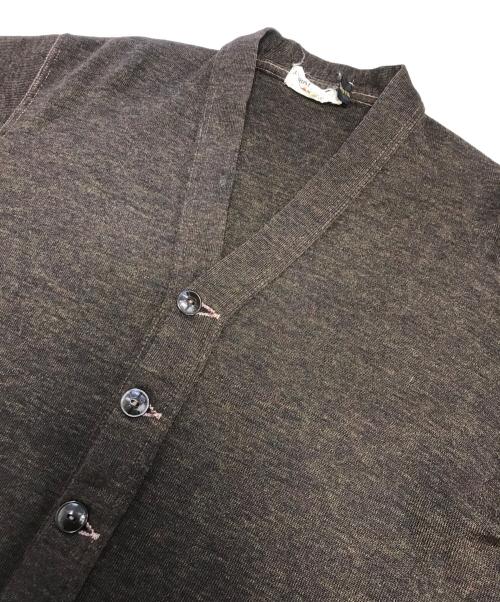 JACK FROST（ジャックフロスト）JACK FROST (ジャックフロスト) ニットカーディガン ブラウン サイズ:表記なしの古着・服飾アイテム