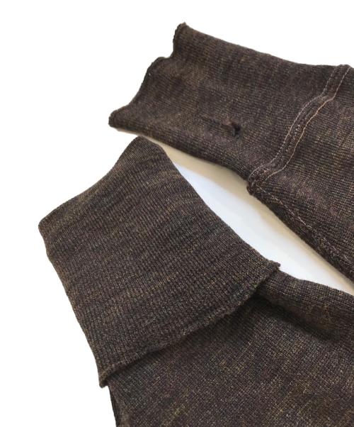 JACK FROST（ジャックフロスト）JACK FROST (ジャックフロスト) ニットカーディガン ブラウン サイズ:表記なしの古着・服飾アイテム