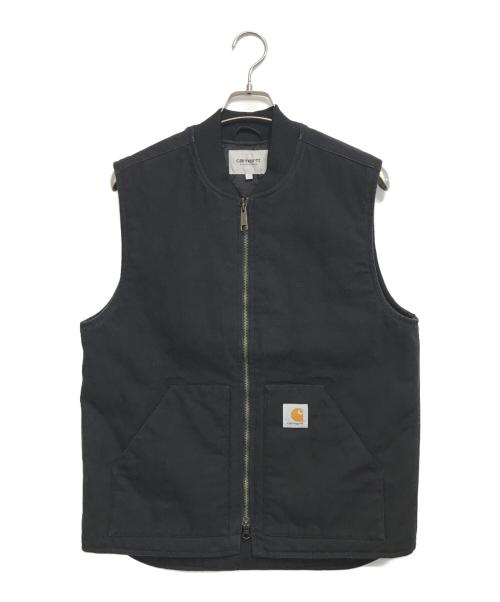 CarHartt（カーハート）CarHartt (カーハート) ダックベスト ブラック サイズ:Ⅼの古着・服飾アイテム