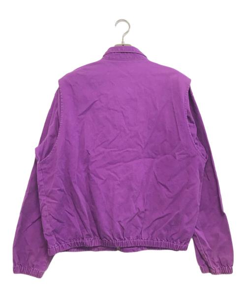 POLO RALPH LAUREN（ポロ・ラルフローレン）POLO RALPH LAUREN (ポロ・ラルフローレン) チンスト付きスイングトップ バイオレット サイズ:Lの古着・服飾アイテム