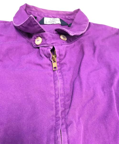 POLO RALPH LAUREN（ポロ・ラルフローレン）POLO RALPH LAUREN (ポロ・ラルフローレン) チンスト付きスイングトップ バイオレット サイズ:Lの古着・服飾アイテム