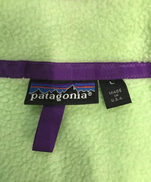 Patagonia（パタゴニア）Patagonia (パタゴニア) シンチラスナップT グリーンアップル サイズ:Lの古着・服飾アイテム
