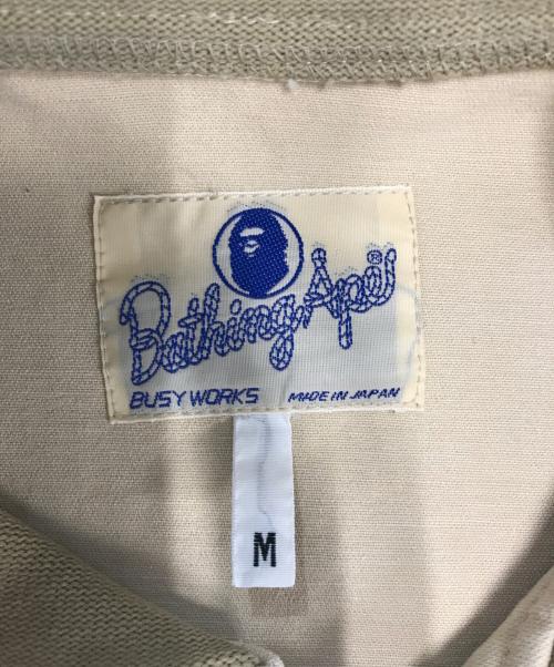 A BATHING APE（ア ベイシング エイプ）A BATHING APE (ア ベイシング エイプ) ービージャケット ベージュ サイズ:Ｍの古着・服飾アイテム