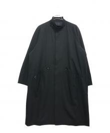Y's（ワイズ）の古着「スタンドカラーコート」｜ブラック