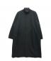 Y's（ワイズ）の古着「スタンドカラーコート」｜ブラック