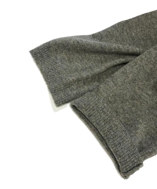 DRIES VAN NOTEN（ドリスヴァンノッテン）DRIES VAN NOTEN (ドリスヴァンノッテン) サイドジップバイカラ‐ニット ブラウン×レッド サイズ:Sの古着・服飾アイテム