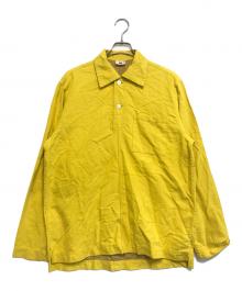 DRIES VAN NOTEN（ドリスヴァンノッテン）の古着「プルオーバーシャツ」｜イエロー
