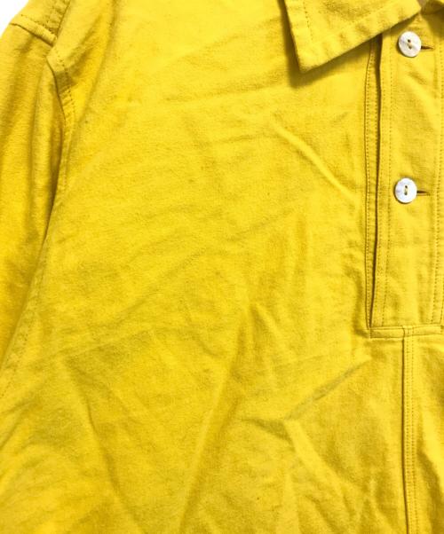 DRIES VAN NOTEN（ドリスヴァンノッテン）DRIES VAN NOTEN (ドリスヴァンノッテン) プルオーバーシャツ イエロー サイズ:48の古着・服飾アイテム