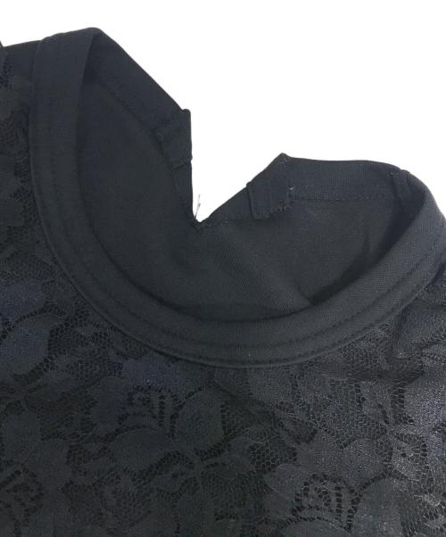 COMME des GARCONS（コムデギャルソン）COMME des GARCONS (コムデギャルソン) Raschel Lace Long Sleeve Shirt ブラック サイズ:Mの古着・服飾アイテム