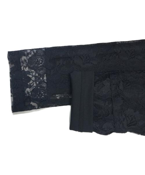 COMME des GARCONS（コムデギャルソン）COMME des GARCONS (コムデギャルソン) Raschel Lace Long Sleeve Shirt ブラック サイズ:Mの古着・服飾アイテム