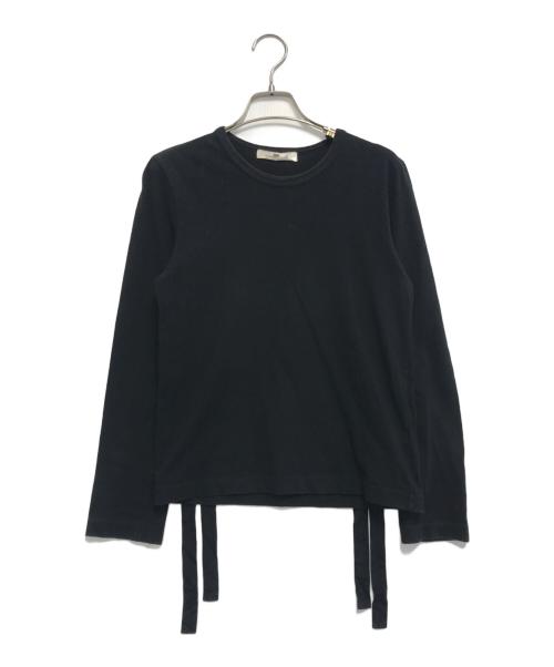 COMME des GARCONS（コムデギャルソン）COMME des GARCONS (コムデギャルソン) 短冊L/Sカットソー ブラック サイズ:XSの古着・服飾アイテム