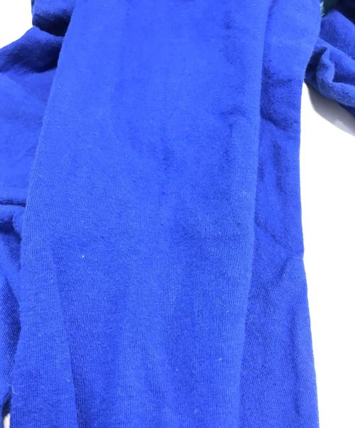 COMME des GARCONS（コムデギャルソン）COMME des GARCONS (コムデギャルソン) ハーフジップロゴカットソー ブルー サイズ:Ｓの古着・服飾アイテム