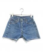 LEVI'Sリーバイス）の古着「BIGE後期 デニムハーフパンツ」｜インディゴ