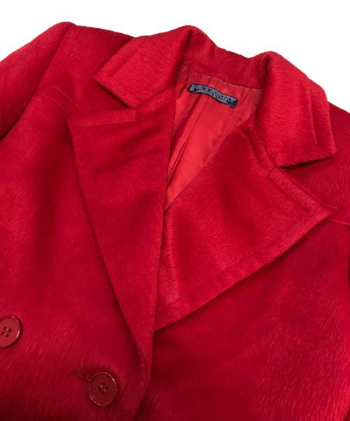 GIVENCHY（ジバンシィ）GIVENCHY (ジバンシィ) ウールトレンチコート レッド サイズ:6の古着・服飾アイテム