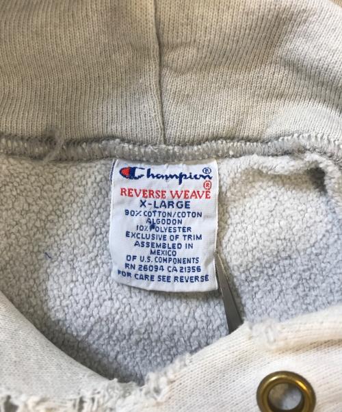 Champion（チャンピオン）Champion (チャンピオン) リバースウィーブスウェットパーカー グレー サイズ:X-LARGEの古着・服飾アイテム