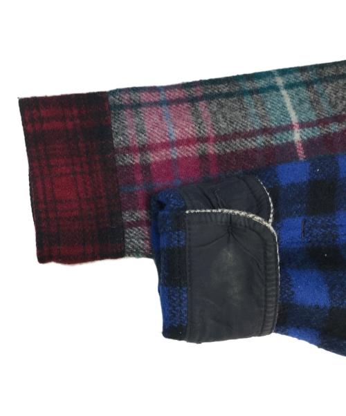 JOHNSON（ジョンソン）JOHNSON (ジョンソン) クレイジーパターンウールジャケット マルチカラー サイズ:Sの古着・服飾アイテム