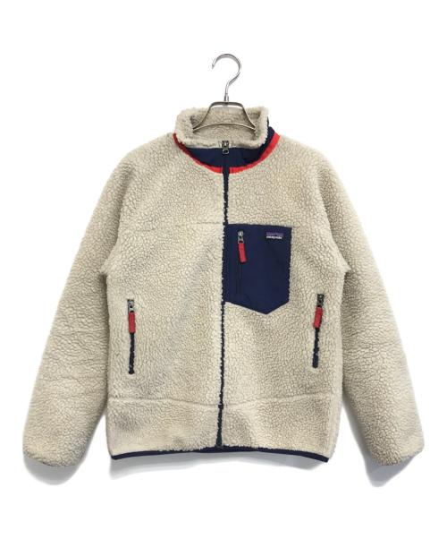Patagonia（パタゴニア）Patagonia (パタゴニア) キッズ・レトロX・フリースジャケット アイボリー サイズ:XL(キッズ)の古着・服飾アイテム