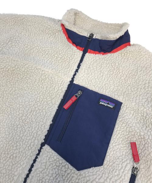 Patagonia（パタゴニア）Patagonia (パタゴニア) キッズ・レトロX・フリースジャケット アイボリー サイズ:XL(キッズ)の古着・服飾アイテム