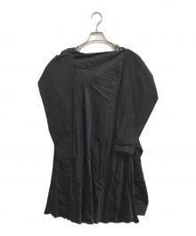 MM6（エムエムシックス）の古着「ハンギングスリーブワンピース」｜ブラック