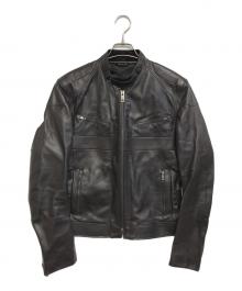 GUCCI（グッチ）の古着「レザージャケット」｜ブラウン