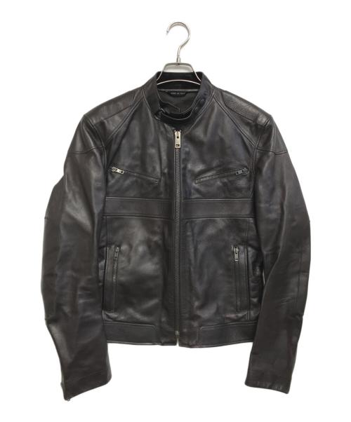 GUCCI（グッチ）GUCCI (グッチ) レザージャケット ブラウン サイズ:44の古着・服飾アイテム