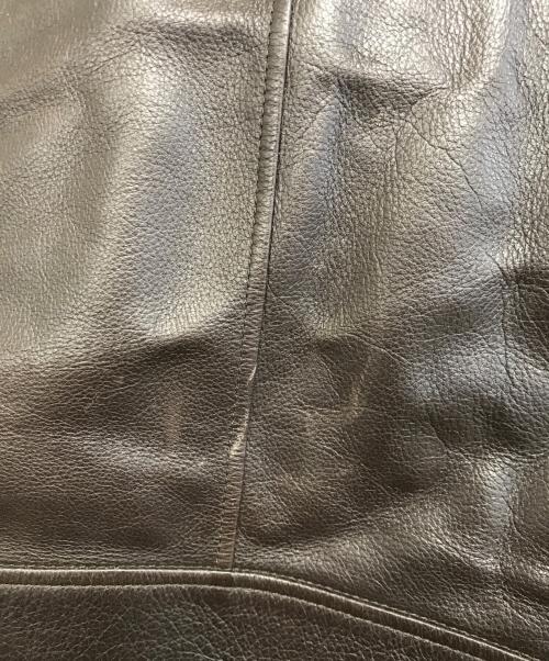 GUCCI（グッチ）GUCCI (グッチ) レザージャケット ブラウン サイズ:44の古着・服飾アイテム