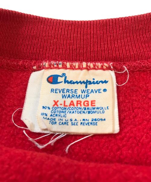 Champion（チャンピオン）Champion (チャンピオン) リバースウィーブスウェット レッド サイズ:X‐LARGEの古着・服飾アイテム