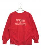 Championチャンピオン）の古着「リバースウィーブスウェット」｜レッド