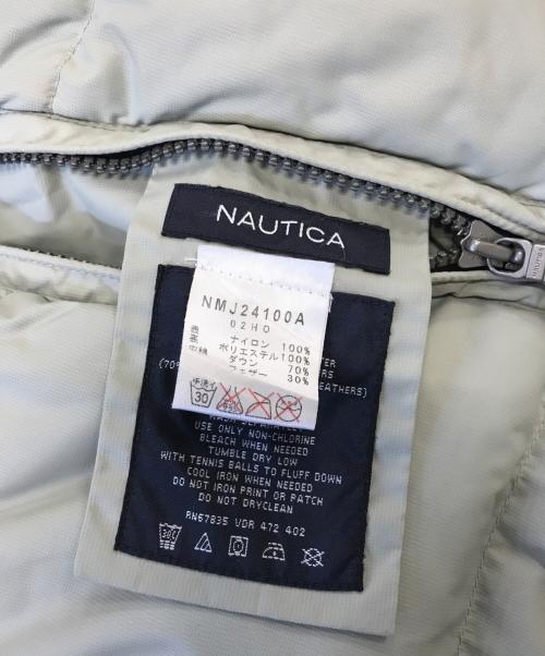 NAUTICA（ノーティカ）NAUTICA (ノーティカ) リバーシブルダウンジャケット ベージュ サイズ:Mの古着・服飾アイテム